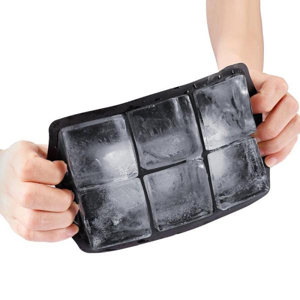 Ice Cube Tray, Large Ice Cube Moulds For Easy Release, Silicone Ice Cube Tray