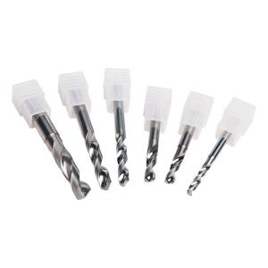 Tungsten Carbide Twist Drill Bits 3XD Smooth With Shank Chamfering