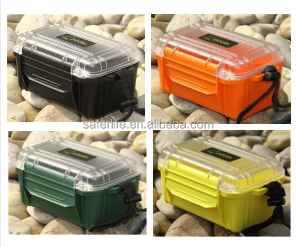 Passed IP 68 ABS waterproof case with transfer cover for diver keep goods dry tool holder ABS storage container