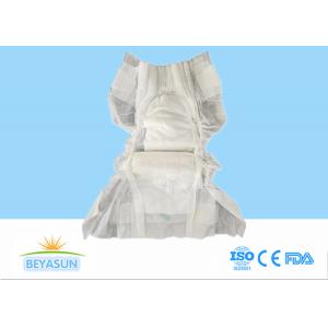 White Breathable Disposable Baby Diaper With Fluff Pulp Mixed SAP