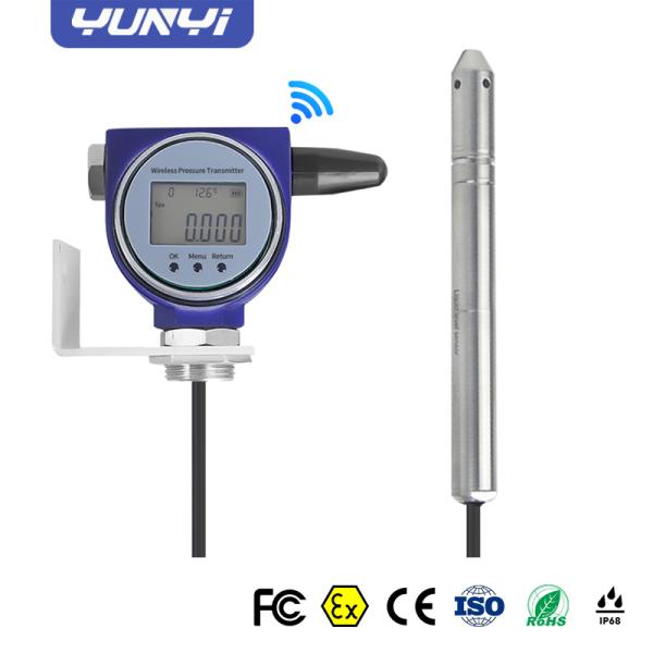 Submersible Level Sensor Wireless Well Deep Water Level Controller With Ce