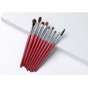 14pcs Wood Handle Synthetic Makeup Brushes Set With Copper Ferrule