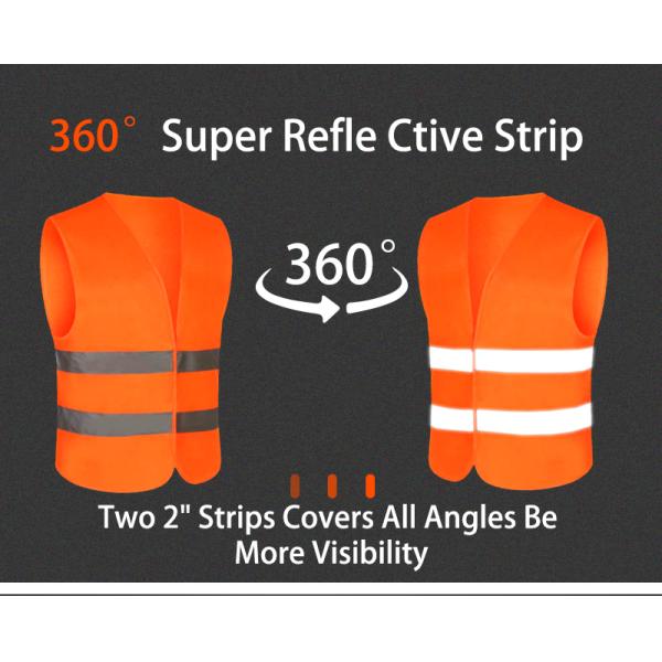 Security Motorcycle Roadside Safety Kit Working Polyster Reflective Safety Vest