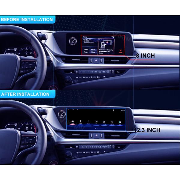 Viknav Car Radio For Lexus ES ES200 ES250 ES350 ES300h (2018-2020) 12.3 inch Video GPS Navigation Multimedia Player