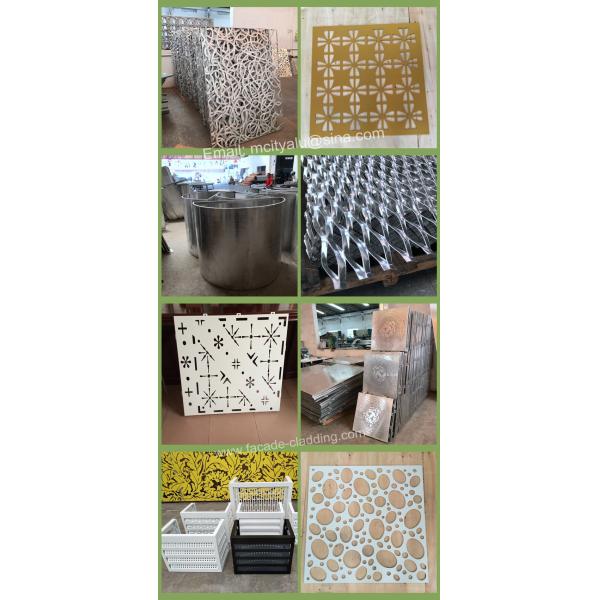 Powder Coated Aluminum Cladding Panel with Customizable Patterns in 3003 Aluminum Alloy for Building Facades