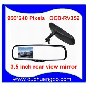 China Ouchuangbo 3.5 inch digital screen Rear view mirror 960*240 automatic signal detection OCB-RV352 on sale