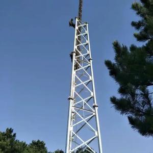 3 Legged Lattice Galvanized Steel Tubular 5G Communication Tower