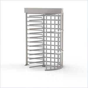 One Way Entry Bi-direction Step Up Security Full Height Turnstiles for Ultimate