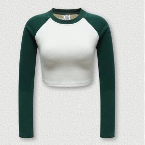 Autumn and Winter American Retro Color Contrast Long-Sleeved Spice Girls Short