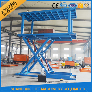 Double Deck Car Parking System , Stable Scissor Hydraulic Portable Garage Car Elevator