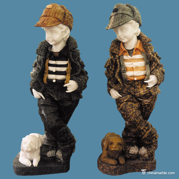 Buy China marble Stone Carving Sculpture Children Statue SCD-02 Sculpture at wholesale prices