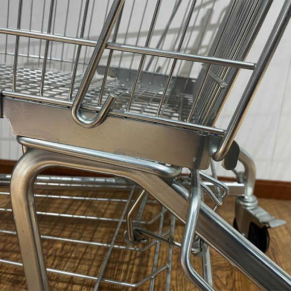 240L Large Capacity Convenience Store Grocery Carts Metal Durable German type Steel Shopping Cart
