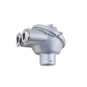China Silver Thermocouple Terminal Head Aluminum Adc12 Material Dust Resistant on sale
