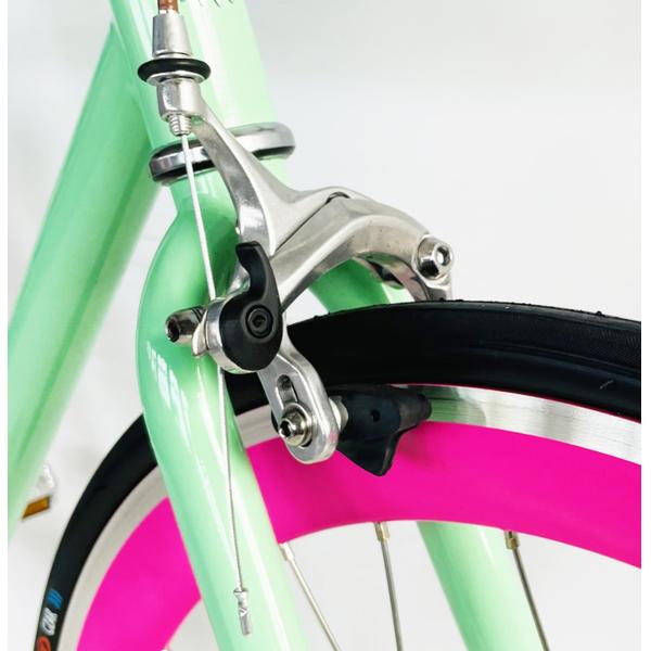 700C Single Speed Fixed Gear Bicycle with Hi-Ten Steel Frame and CE CPSC Certification