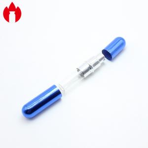 Blue 5ml Perfume Glass Vial With Screw Neck Shape