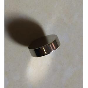 Diameter 18mm Custom Neodymium Magnets Round NdFeB N35-N52