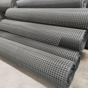 Geogrid Mesh Biaxial PP Plastic Geogrid for Road Reinforcement Mesh Size 25.4*25