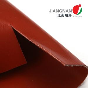 Thermal Insulation Silicone Coated Fiberglass Fabric With Embossed Surface