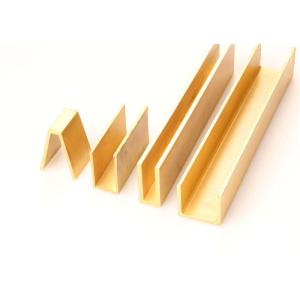 58% Copper Extruded Copper H-Sections U Shapes Copper Extrusions