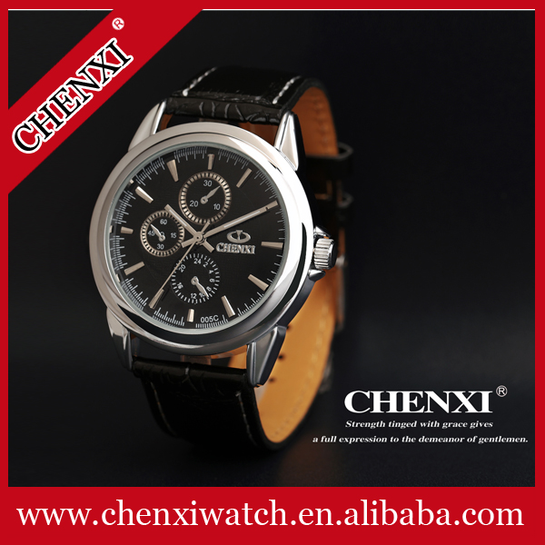 Fashion Wristwatches L005C Black White Stainless Steel Caseback Gift Watches