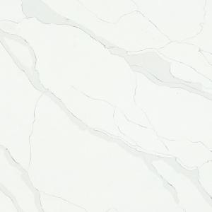 Kitchen Countertop Artificial White Calacatta Quartz Stone 18 MM Thick