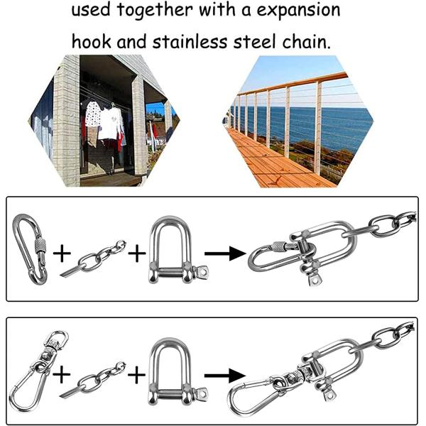 Stainless Steel D-Shackle for Heavy Rigging Strong and Dependable Rigging Solution