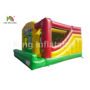 Quality Customized Doll House Red Inflatable Jumping Castle With Slide For Party for sale