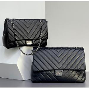 Black PU Shoulder Bag 34cm 22cm One Shoulder Messenger Bag