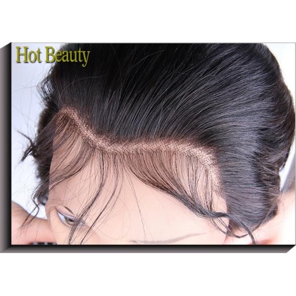 Buy Top Closure Ear to Ear  Swiss Lace Frontal Body Wave , Natural Black Color at wholesale prices
