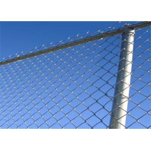 Quality rustproof 3.0mm Diamond Wire Mesh Fence Cyclone Chain Mesh Fencing for sale