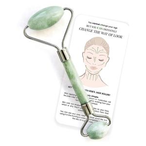 Xiuyan Stone Rollers Lifting Beauty Green Jade Face Roller