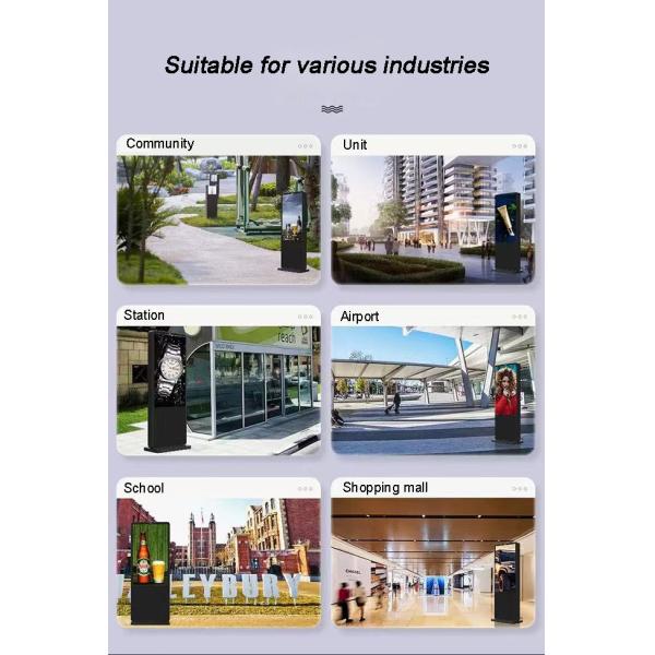 Wholesale 32inch Portable Outdoor Waterproof High Brightness Lcd Display Digital Signage Advertising Display