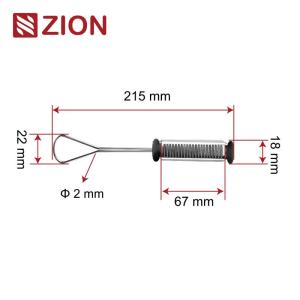 China FTTH Stainless Steel Flat Cable Drop Clamp and Wire Clamp on sale