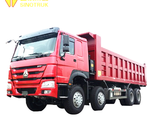 HOWO Dump Truck Tipper Truck 300L Fuel Tank Heavy Duty Dump Truck 8x4 Driving Type