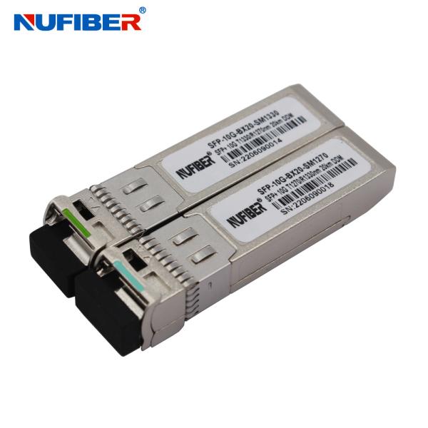 OEM 10G SFP+ Transceiver WDM 1270nm/1330nm 20km LC DOM 10G bidi 20km Compatible