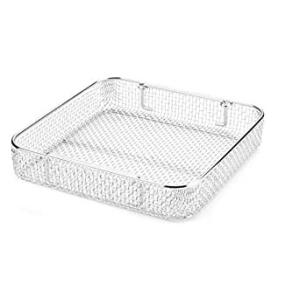 Quality Customized Color Stainless Steel Mesh Tray Corrosion Resistance With Drop Handles for sale