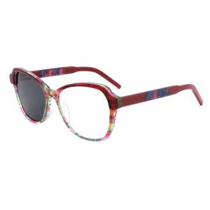 Fancy Surface Acetate Frame Glasses Durable Can Change Lenses