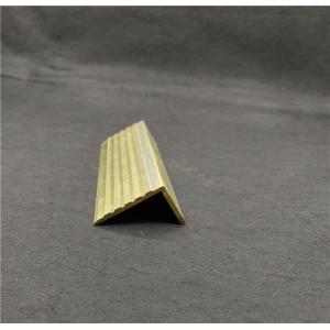 COC Smooth Surface Brass Stair Nosing 3000mm Length Non Slip Step Tread