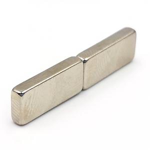 Rectangular Sintered NdFeB Neodymium Magnet Block Shape Nickel Coating N42