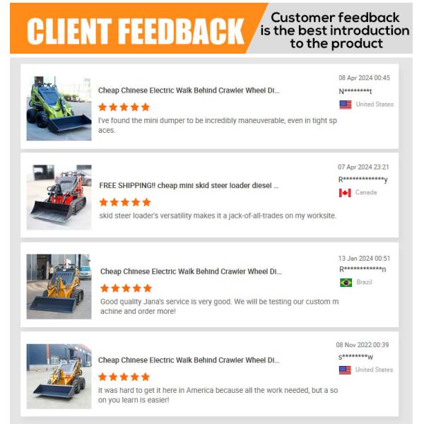 High Quality New Small Multifunction Mini Skid Steer Loader diesel Mini Wheel Skid Steer Loaders