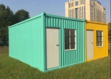 Buy Galvanized Steel Prefab Office Container 20GP For Living House at wholesale prices