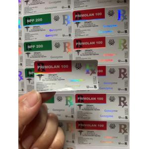 Sust 400 10ml Vial Labels With Laser PET Shinny Hologram Effect
