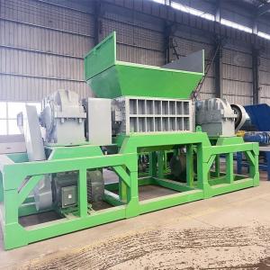 Customized Capacity Mini Double Shaft Shredder For Plastic Waste 800-5000kg/h