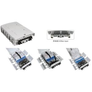 Quality plastic fiber distribution box GFS-16N, SC 16CORES/2X1:8PLC ,330X210X87mm,wall/pole-mounted,IP65,,support uncut for sale