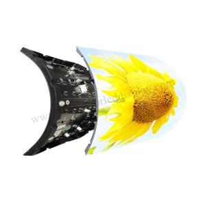 Quality Flexible Bendable Indoor Fixed LED Display Full Color P4 1/16 Scan Fixed Installation for sale
