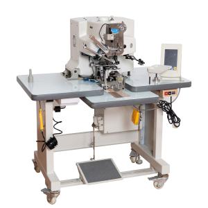 China Button Sewing Machine Industrial With Color Touchscreen And Dual Button Feeding on sale
