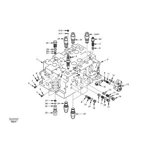 Main Control Valve 14552974 VOE14552974 for EC360 EC360B EC330B