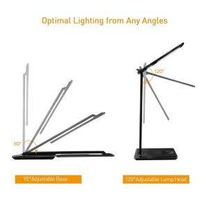 Eye Protection Folding 5W LED QI Wireless Charging Lamp