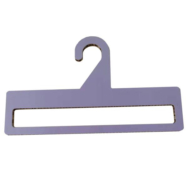 Buy Die Cutting Ecological Recycled Cardboard Hangers OEM ODM at wholesale prices