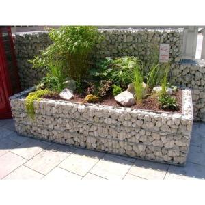 Heavy Duty Galvanized Gabion Wall Planting with 3-6 mm Wire Diameter and 50x50